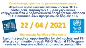 Webinar on the WHO review of National TB Programmes
