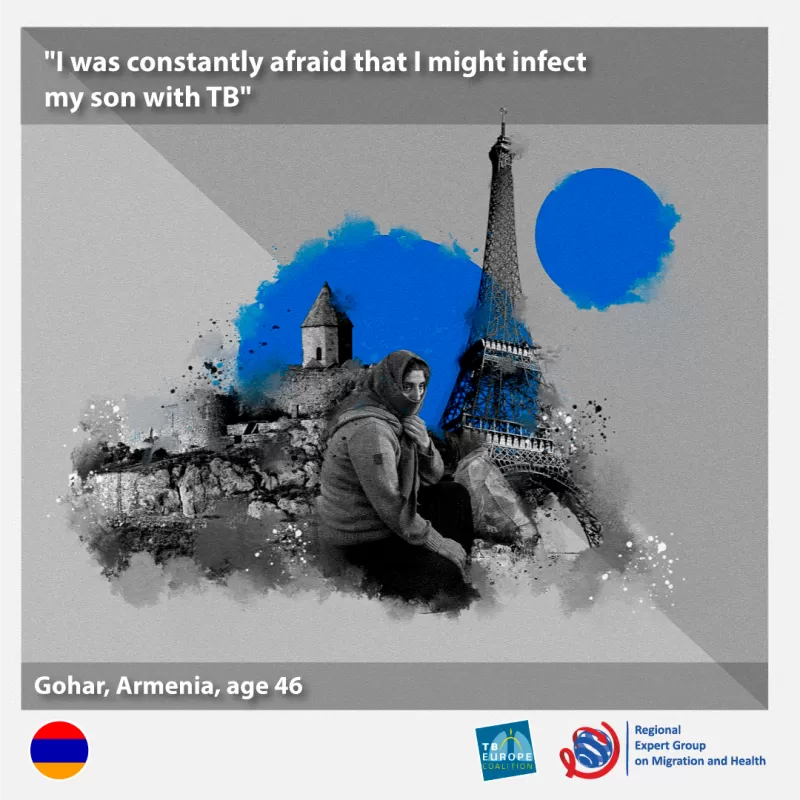 “I was constantly afraid that I might infect my son with TB.” Gohar, Armenia, age 46