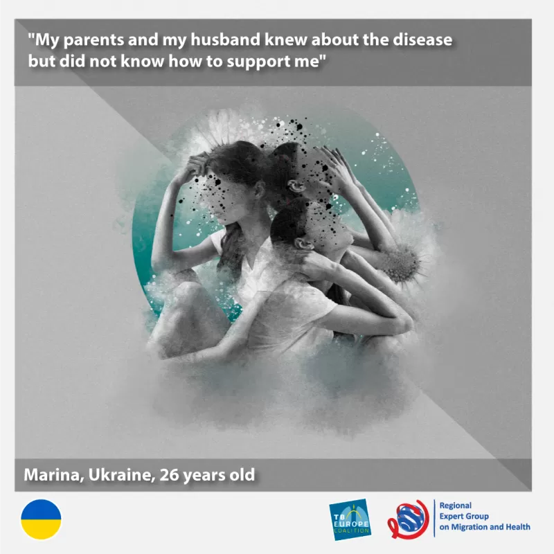 Marina, Ukraine, 26 years old: “My parents and my husband knew about the disease but they did not know how to support me”