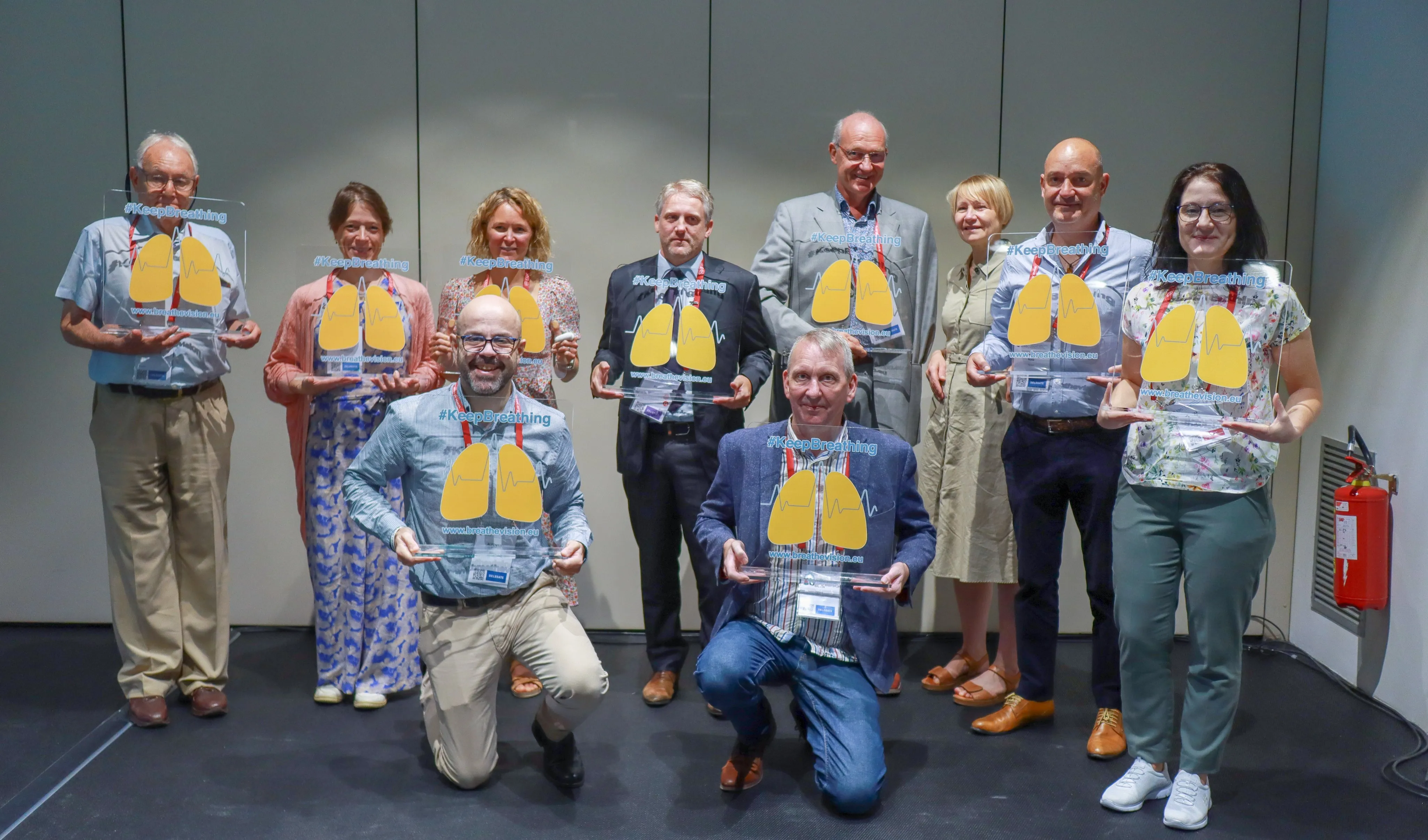 The TBEC Chair of the Board joined the meeting of the European Lung Health Group