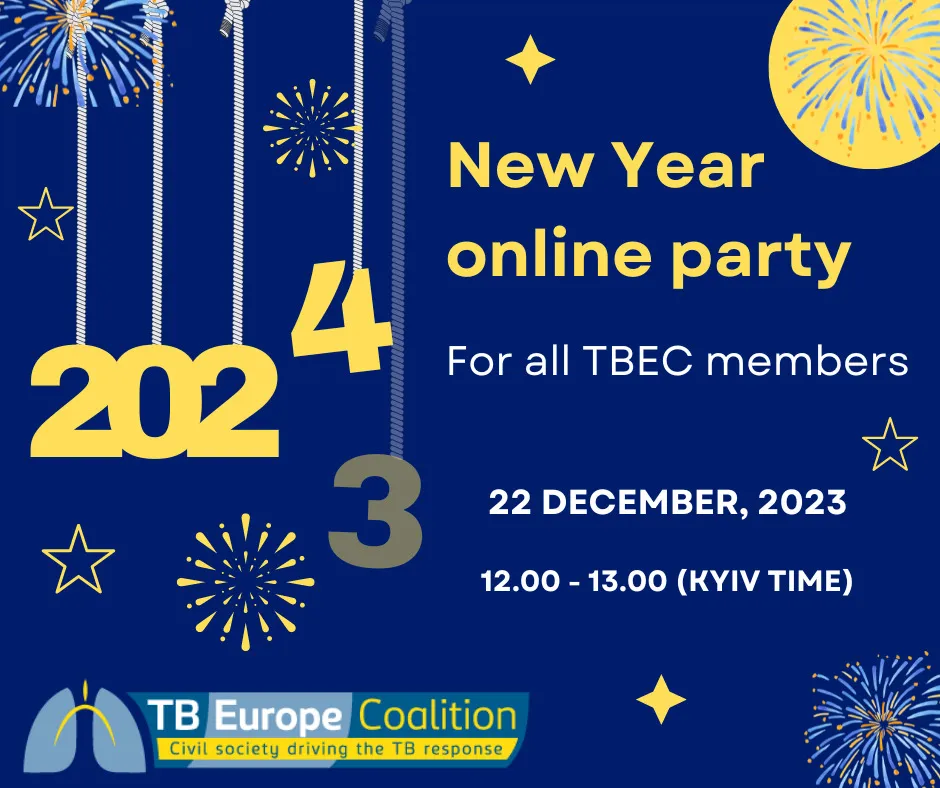 Invitation for TBEC members to the "New Year online party"