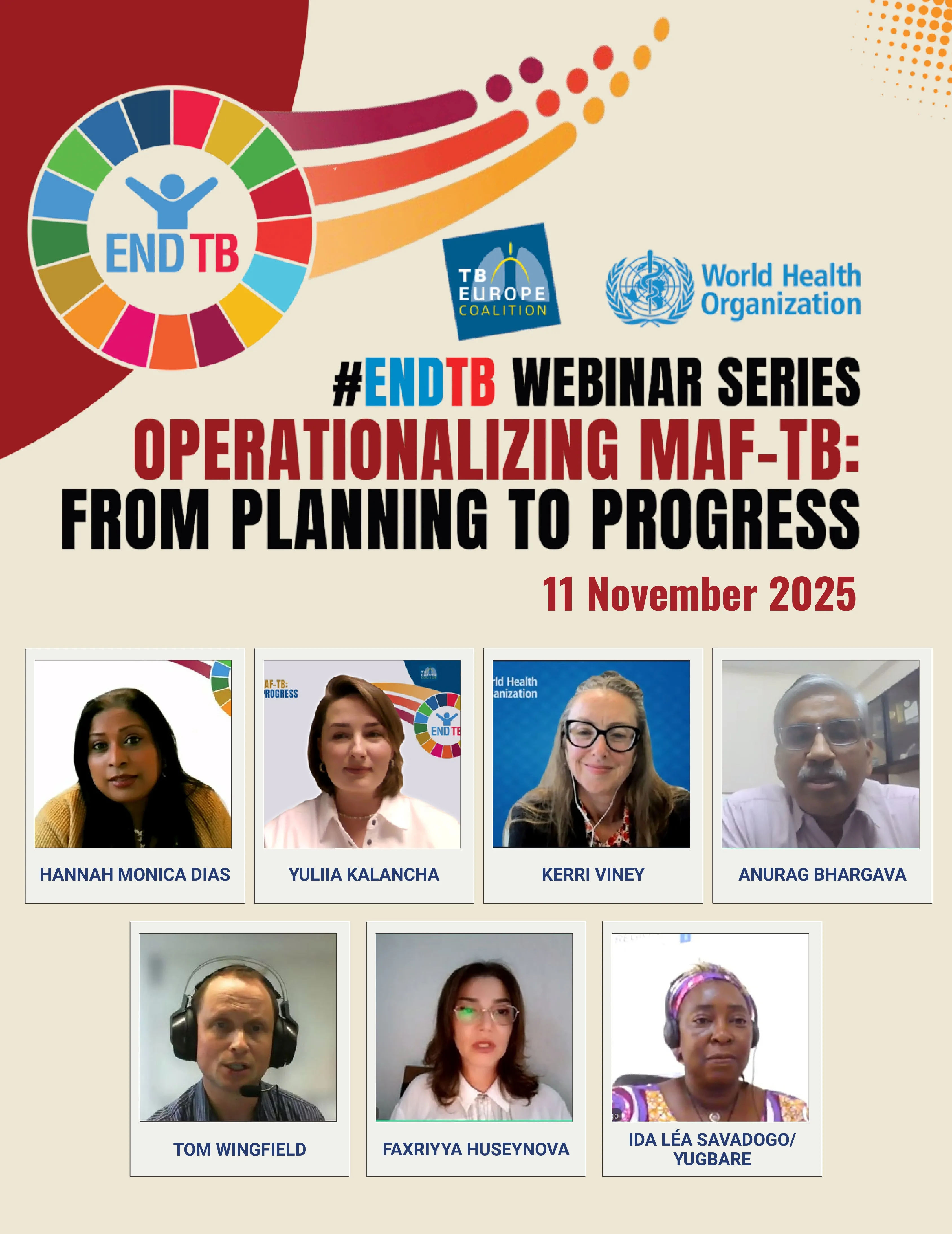 More than 200 participants joined the global #EndTB webinar “Multisectoral Engagement to address the social determinants and key drivers of the TB epidemic”