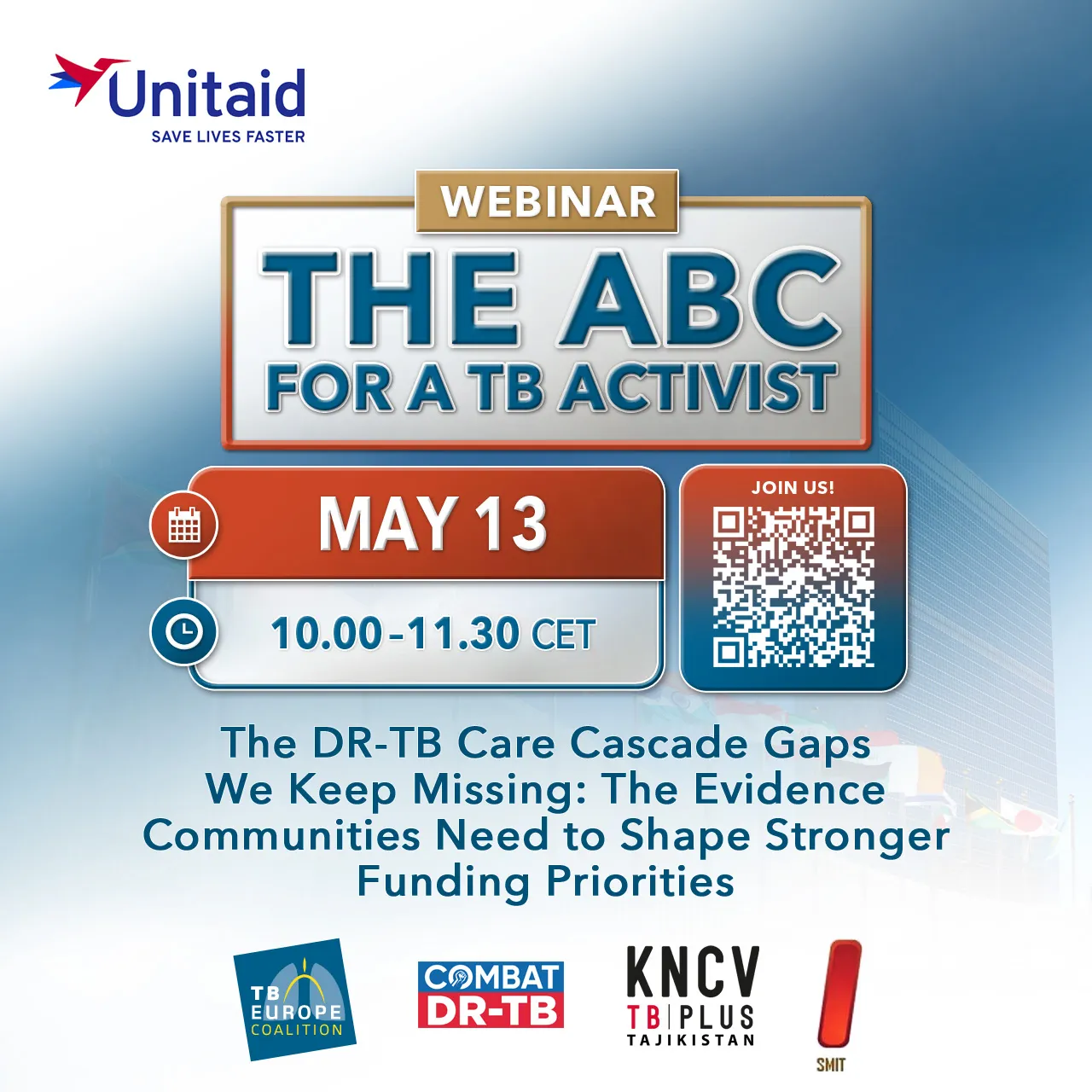 Webinar “The DR-TB Care Cascade Gaps We Keep Missing: The Evidence Communities Need to Shape Stronger Funding Priorities”